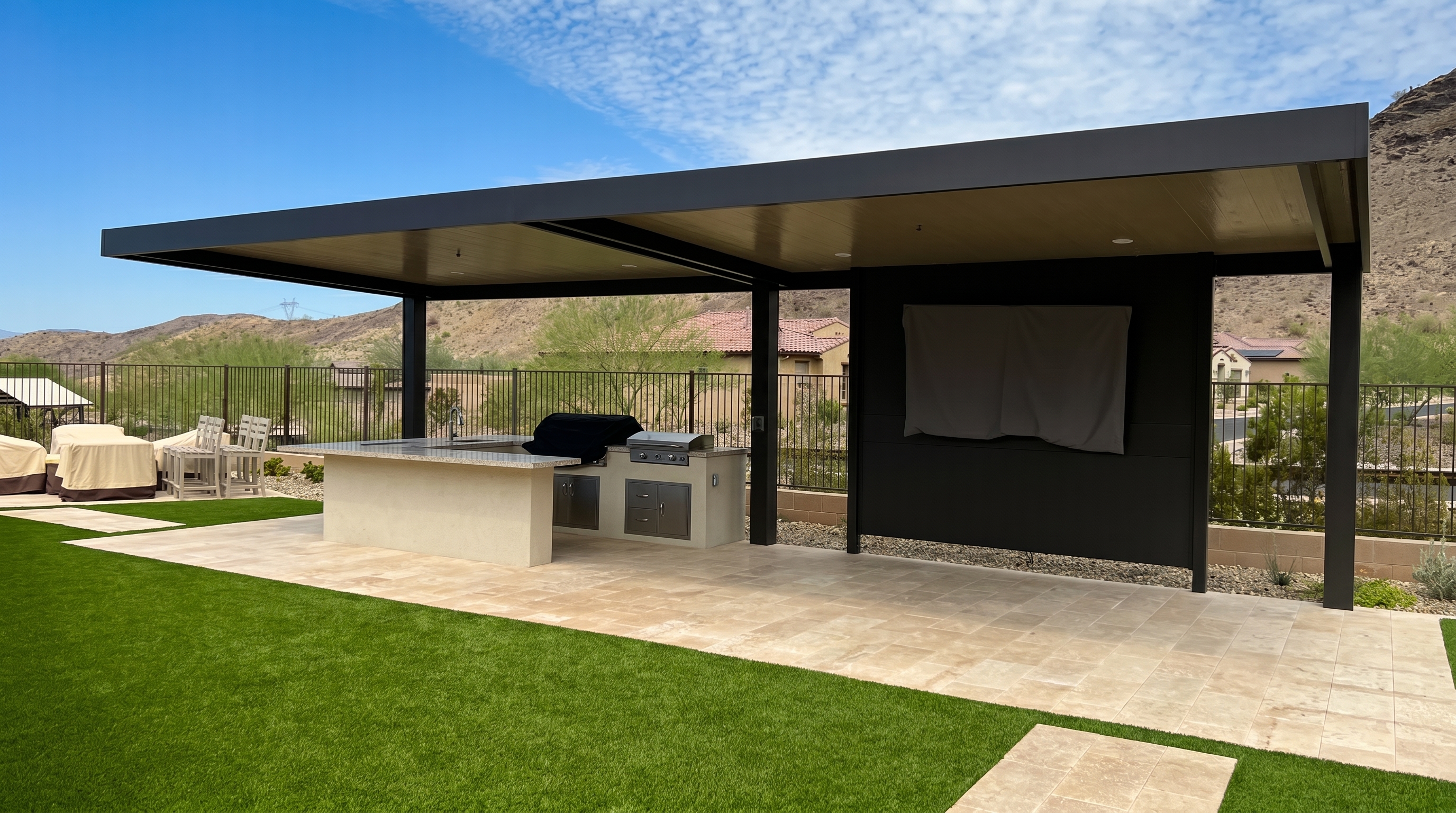 Freestanding Shade Sail
